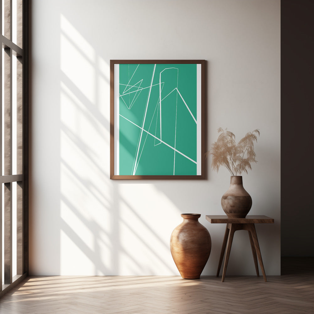 Angular Lines No 8 Poster